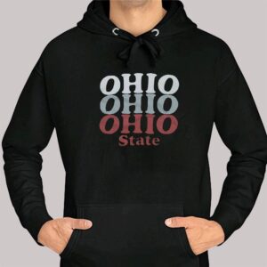 3 Ohio Ohio Ohio State University Buckeyes T Shirt