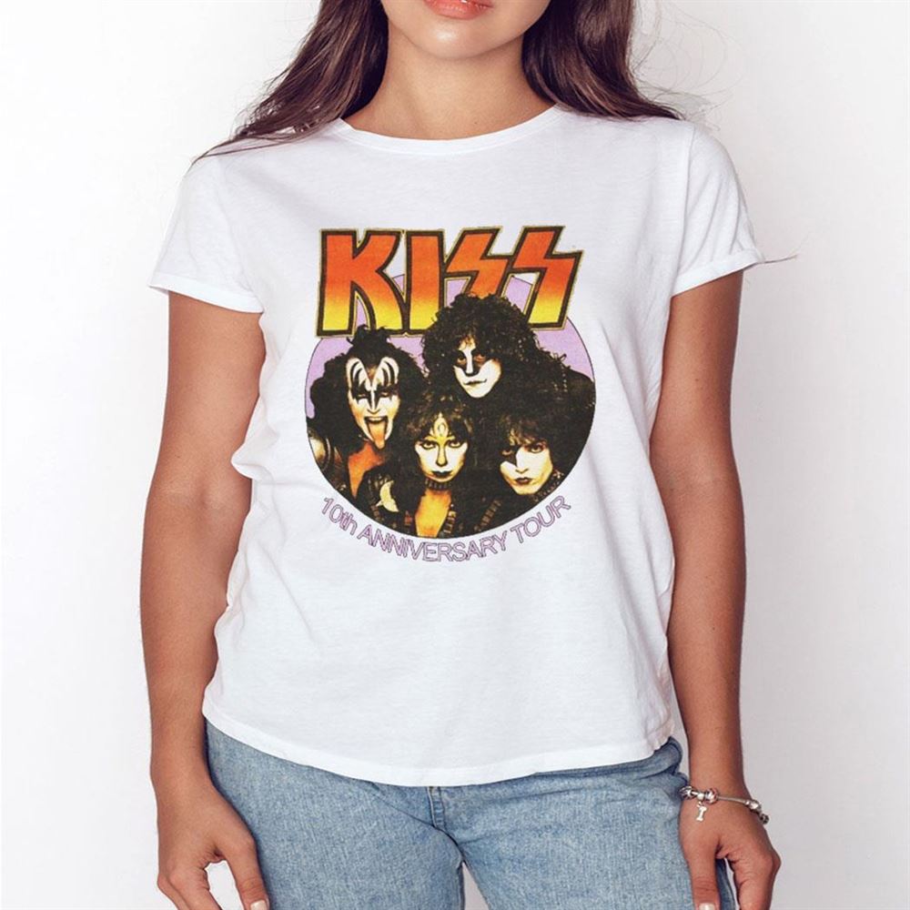 Kiss Creatures Of The Night 1982 10th Anniversary Tour Shirt