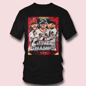 4 Arizona Diamondbacks 2023 NLCS National League Champions Shirt