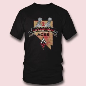 Las Vegas Aces Stadium Back To Back WNBA Finals Champions 2023 T-Shirt