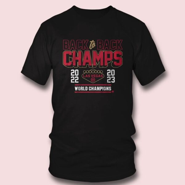 Las Vegas Women’s Basketball Back to Back Champs Shirt