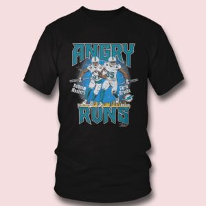 4 Miami Dolphins Angry Runs Dolphins Mostert And Brooks Shirt