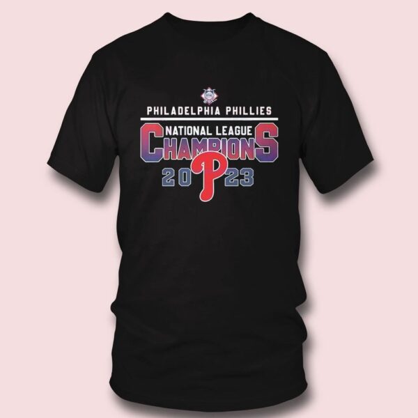 Philadelphia Phillies 2023 National League Champions T-Shirt