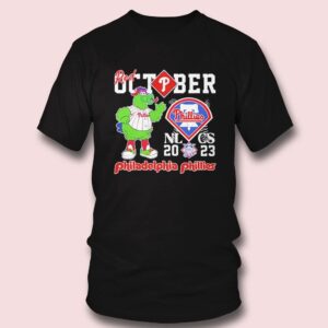 4 Red October 2023 Nlcs Philadelphia Phillies Phanatic Shirt