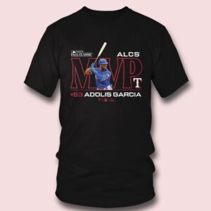 4 Texas Rangers Adolis Garcia 2023 American League Champions MVP Shirt