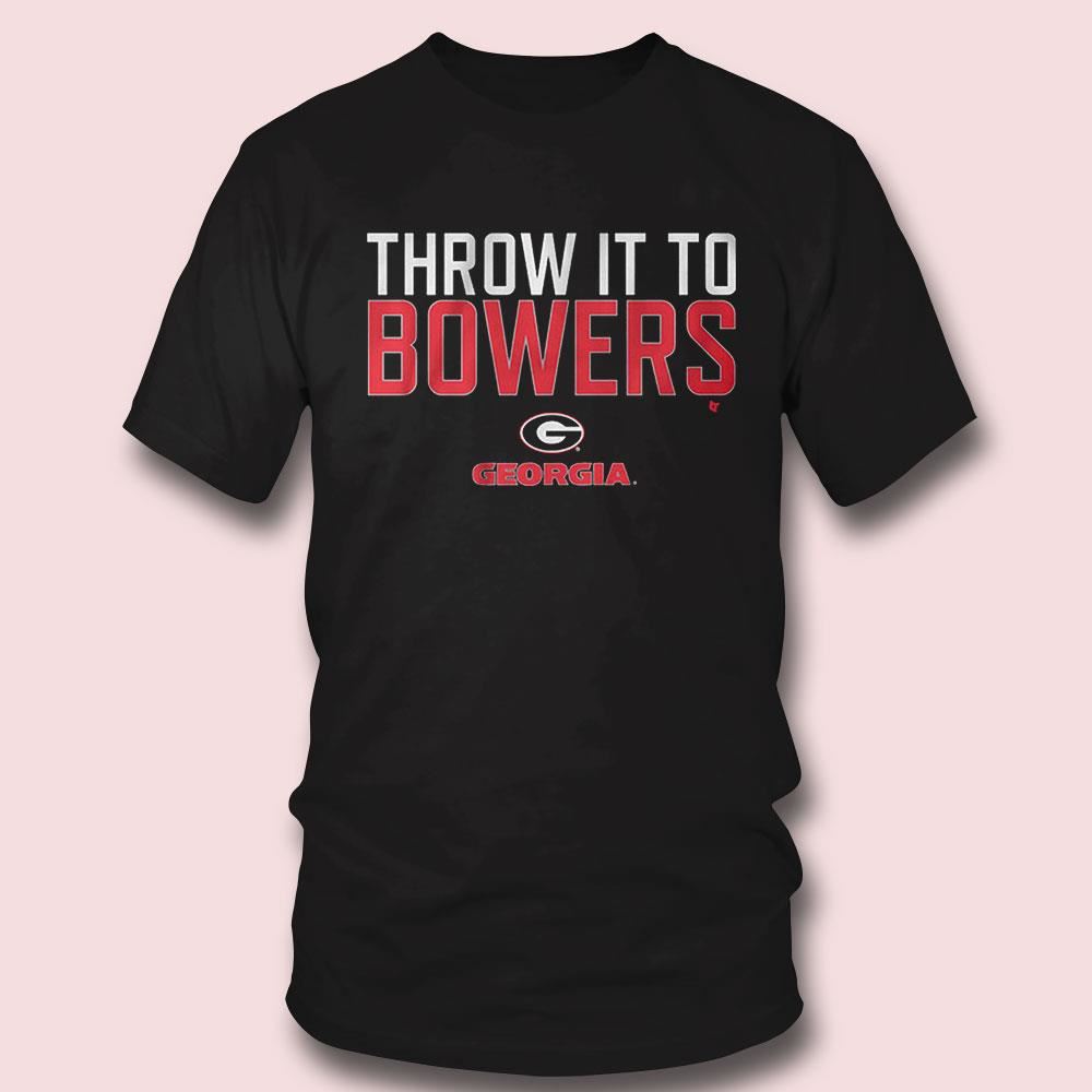 Georgia Throw It To Brock Bowers Shirt