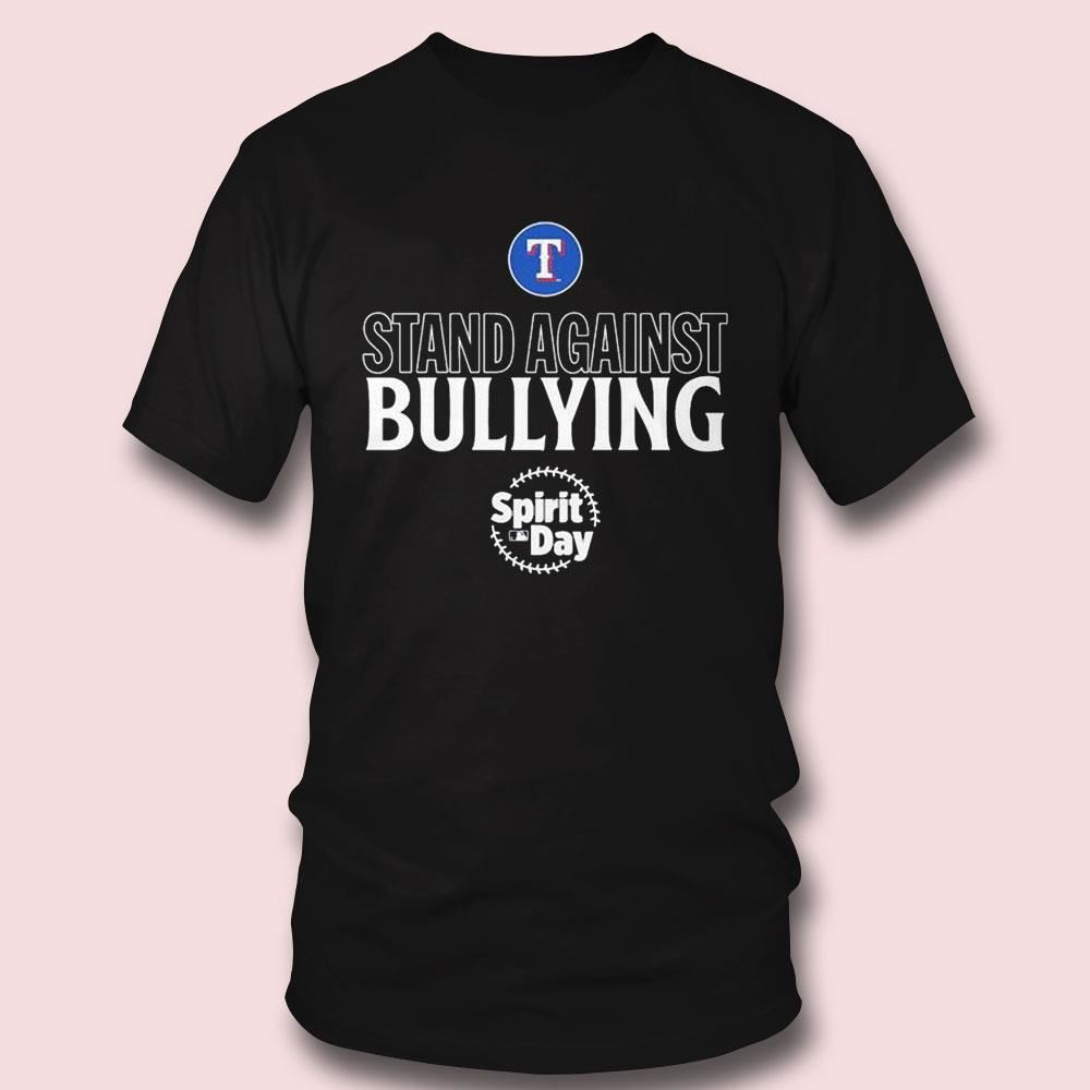 Texas Rangers Stand Against Bullying Spirit Day Shirt