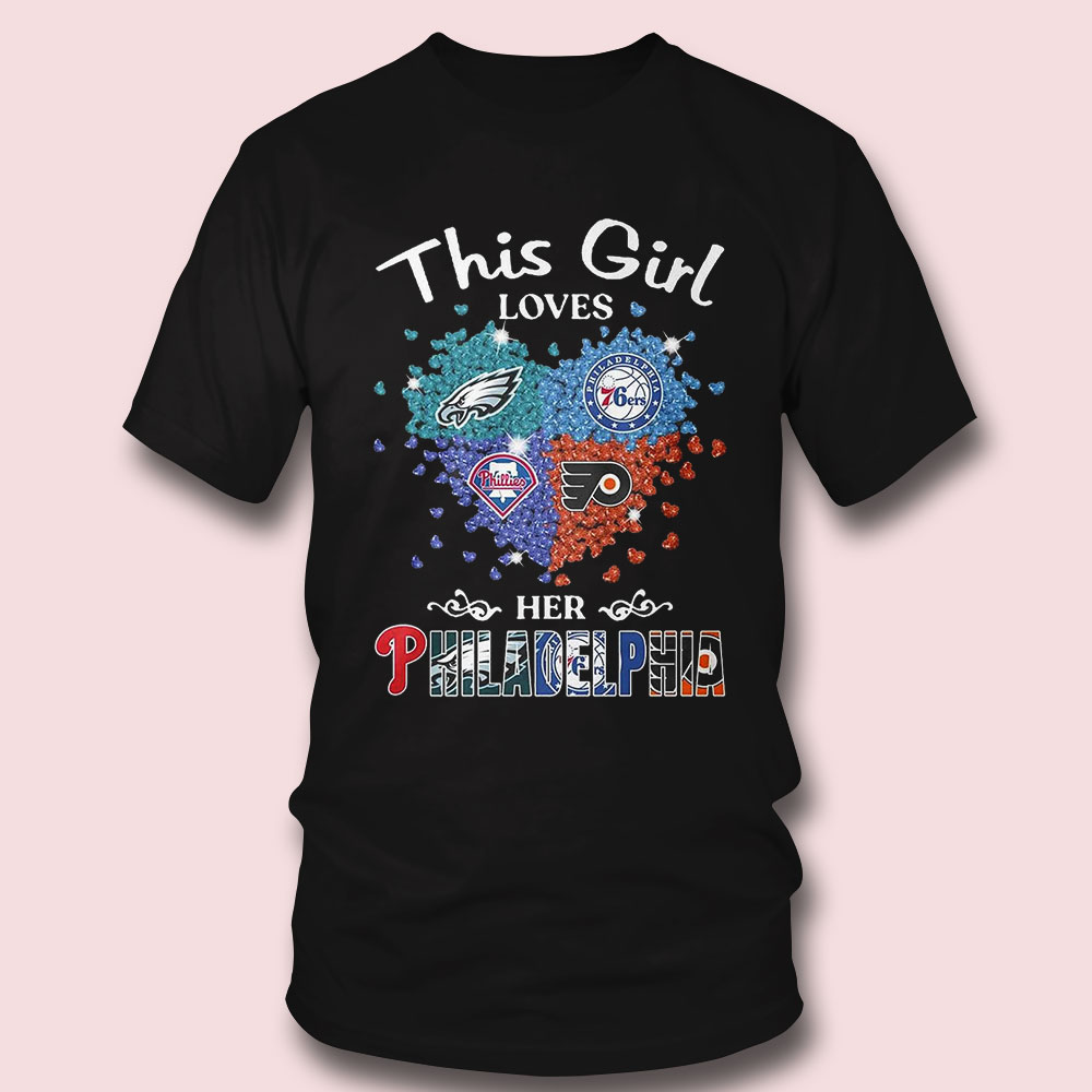 This Girl Loves Her Philadelphia Unisex Shirt