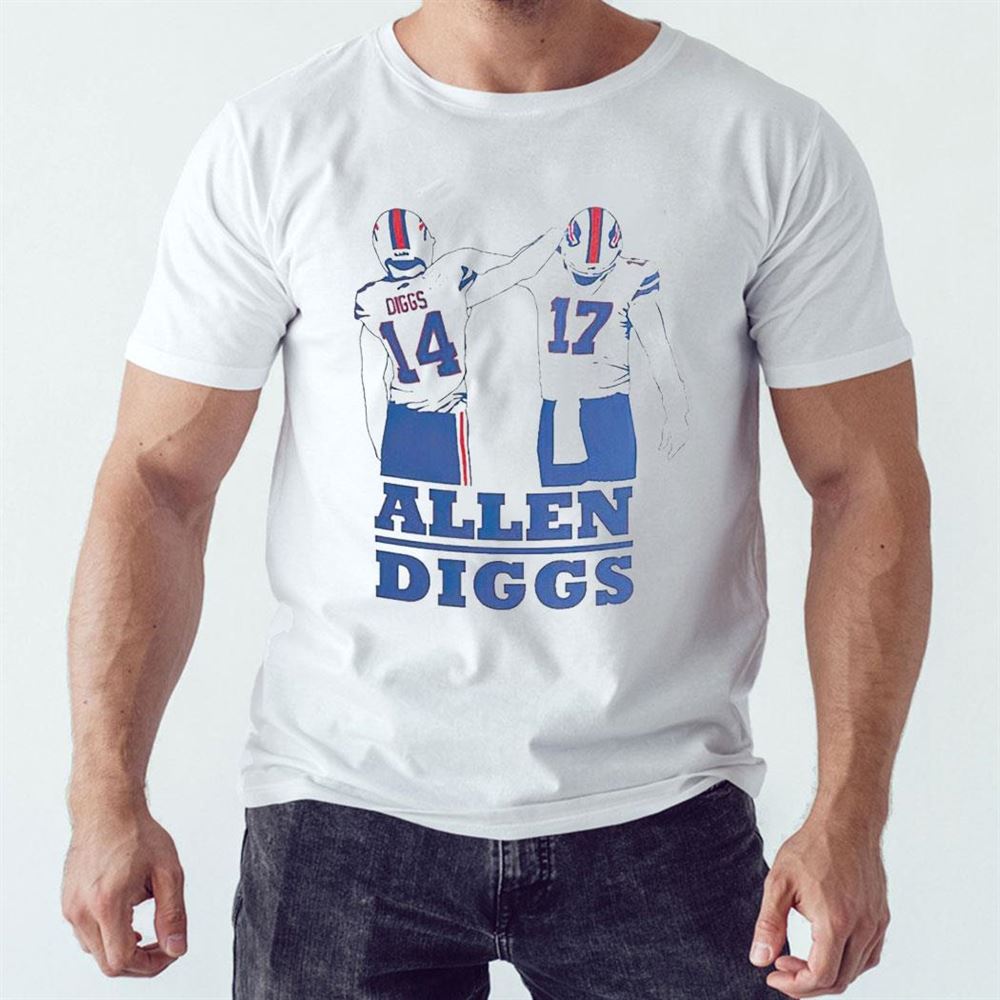 Josh Allen And Stefon Diggs Buffalo Bills Allen Diggs T-shirt