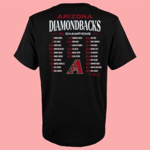 Arizona Diamondbacks 2023 National League Champions T Shirt 2