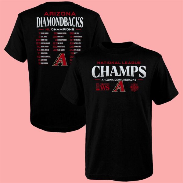 Arizona Diamondbacks 2023 National League Champions T-Shirt, Sweatshirt