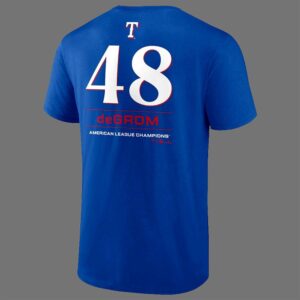Jacob deGrom Texas Rangers American League Champions 2023 T shirt 1 1
