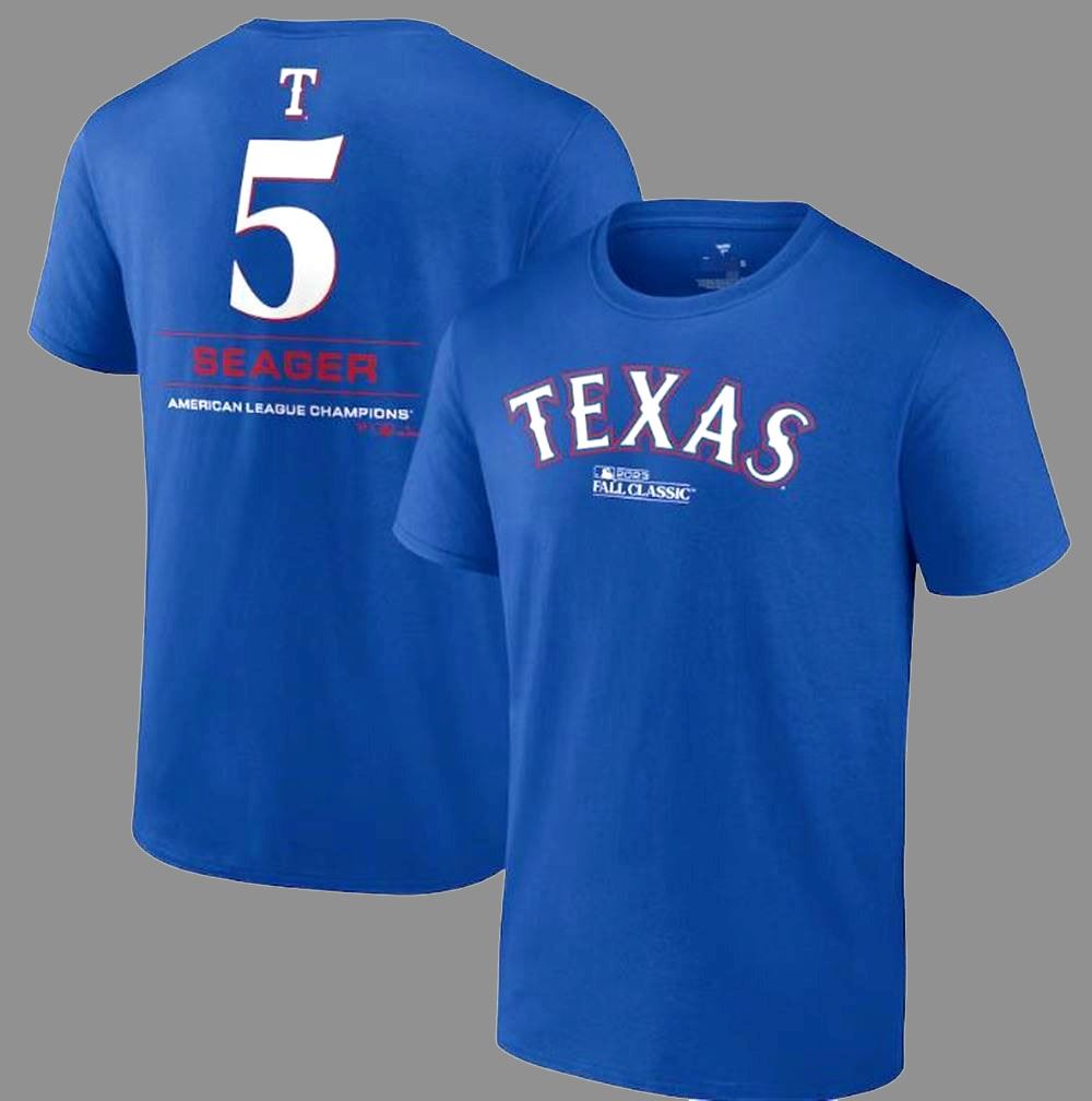 Texas Rangers Corey Seager 2023 American League Champions Shirt
