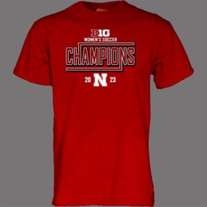 Nebraska Huskers 2023 Big Ten Women’s Soccer Regular Season Champions T-shirt