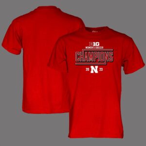 Nebraska Huskers 2023 Big Ten Women’s Soccer Regular Season Champions T-shirt