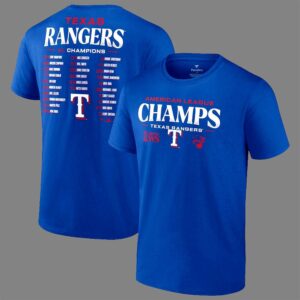 Texas Rangers 2023 American League Champions T Shirt