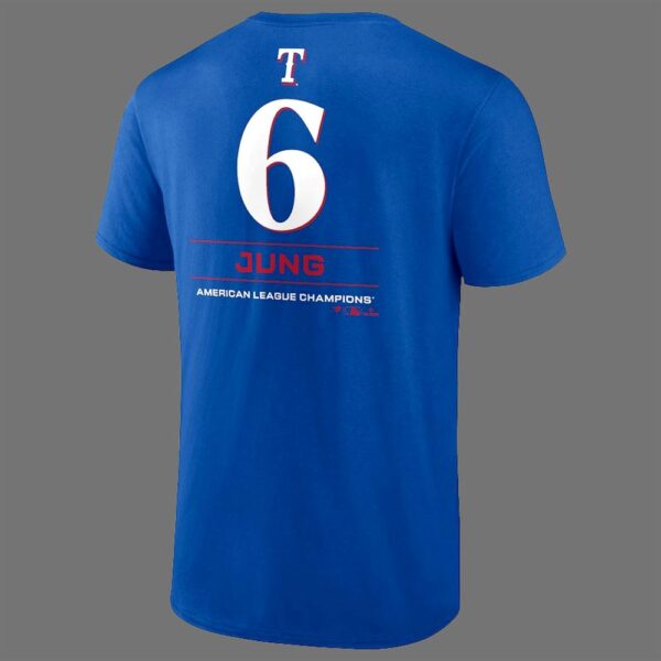 Texas Rangers Josh Jung Royal 2023 American League Champions Shirt