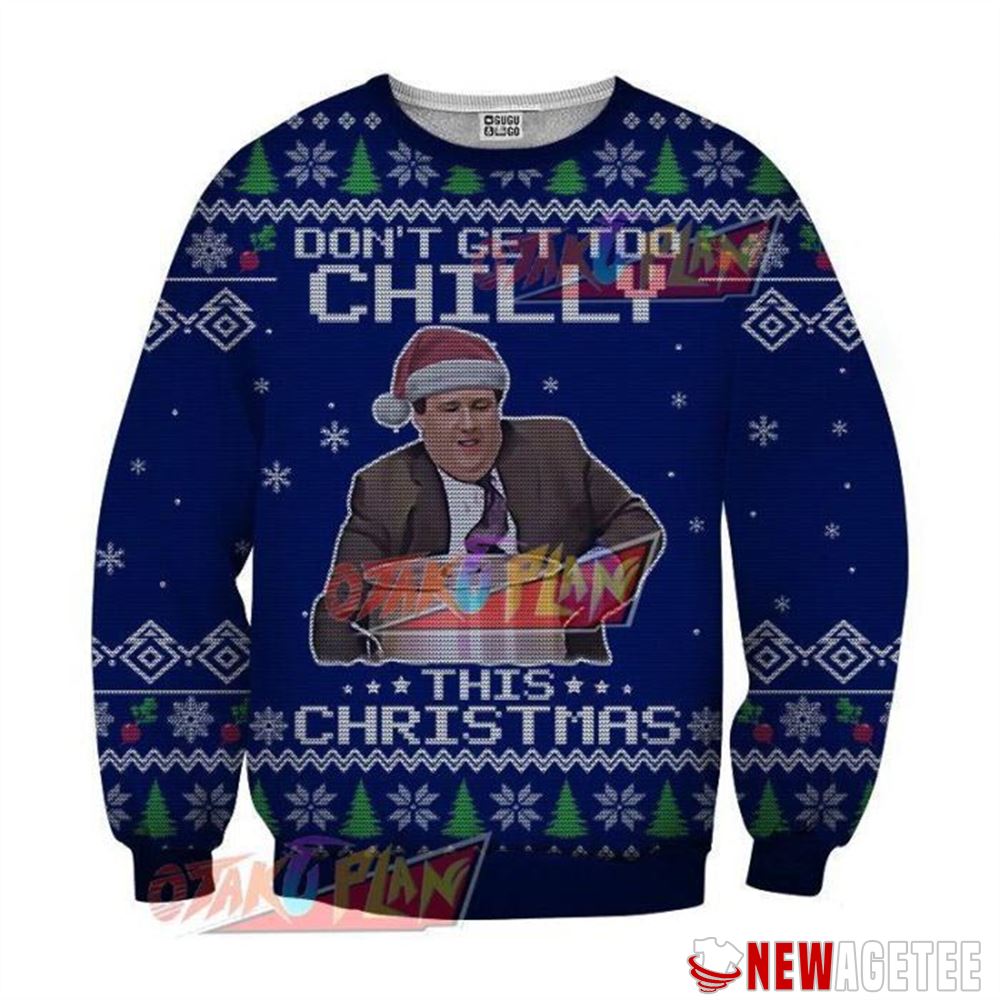 Don T Get Too Chilly This Green Christmas Ugly Sweater