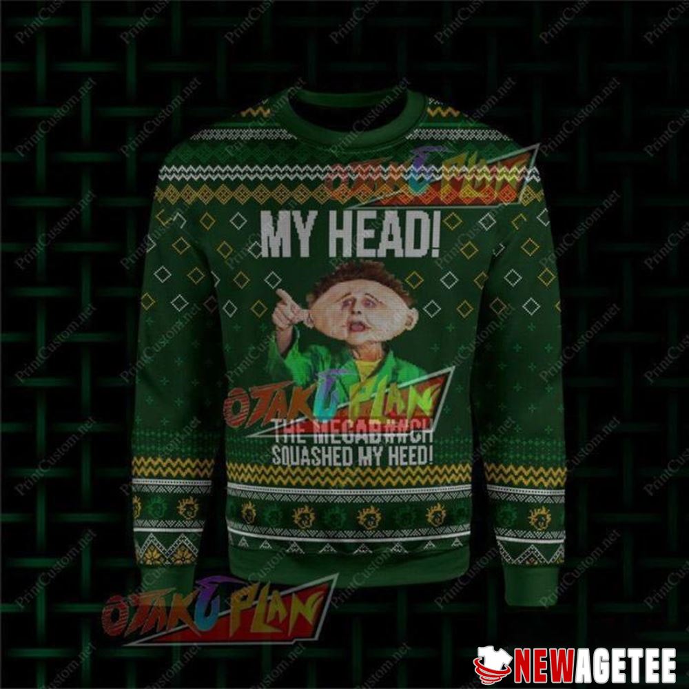 Drop Dead Fred Heysnot Face Christmas Ugly Sweater