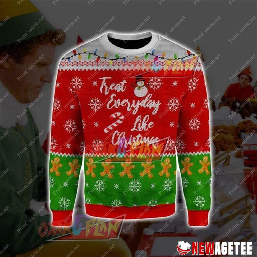 Elf Everyday Christmas Ugly Sweater