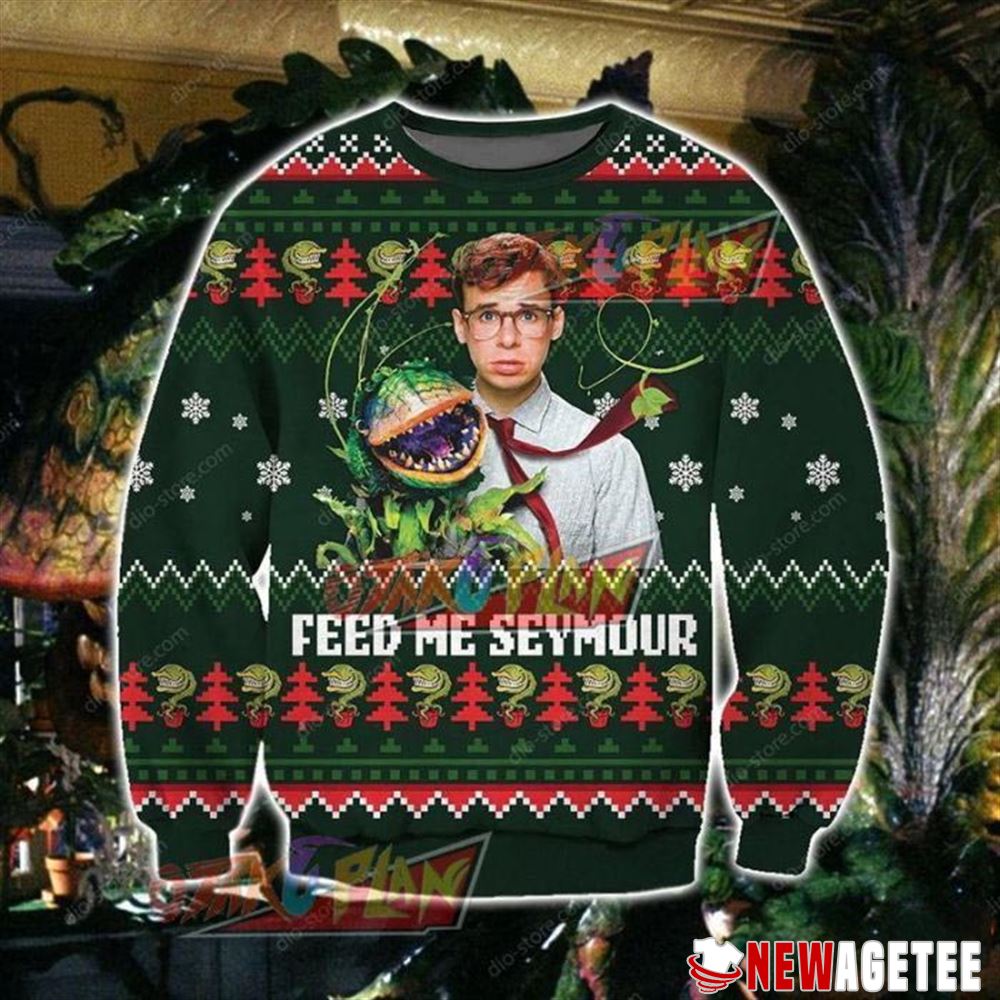 Feed Me Seymour Knitting Pattern Christmas Ugly Sweater