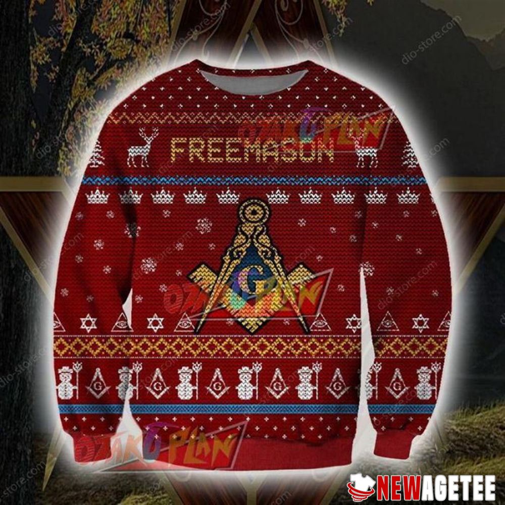 Freemason Knitting Pattern Christmas Ugly Sweater