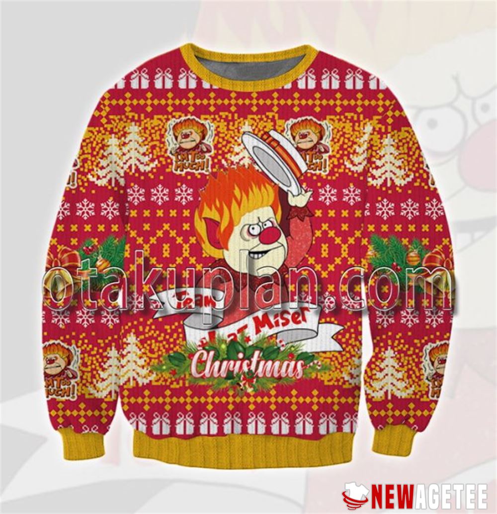 Heat Miser And Snow Miser Christmas Ugly Sweater
