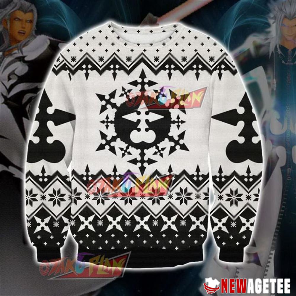 Kingdom Hearts Xemnas Christmas Ugly Sweater