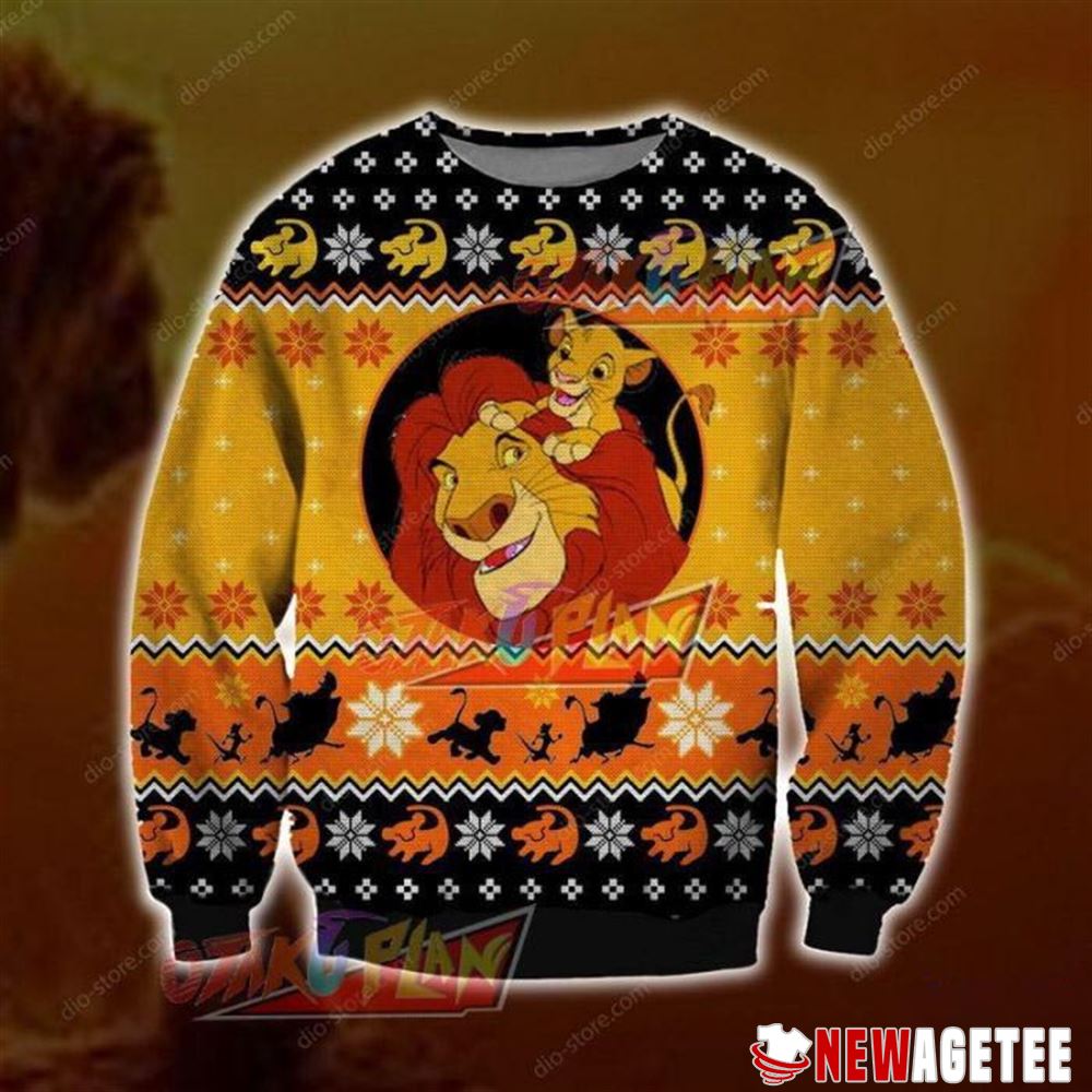 Lion King Christmas Ugly Sweater