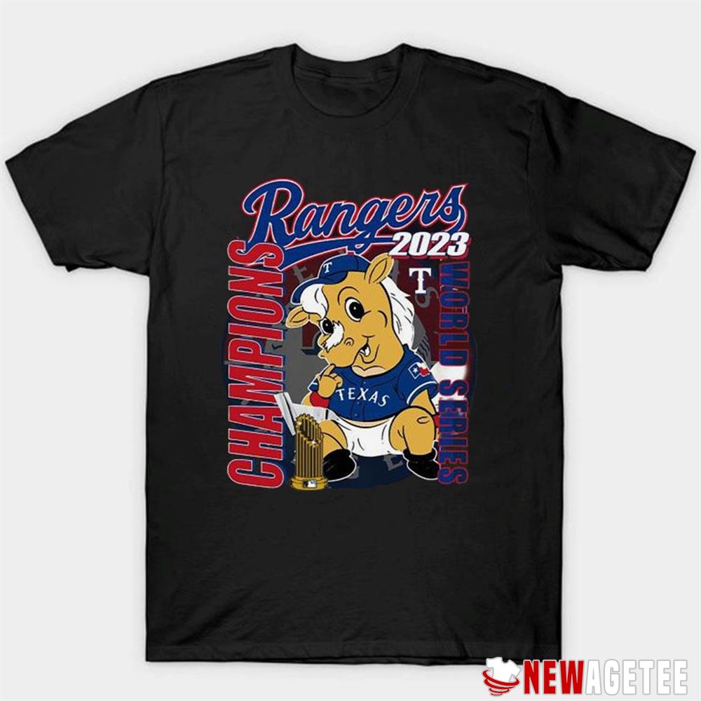 Texas Rangers Captain Mascot World Series Champions 2023 Shirt