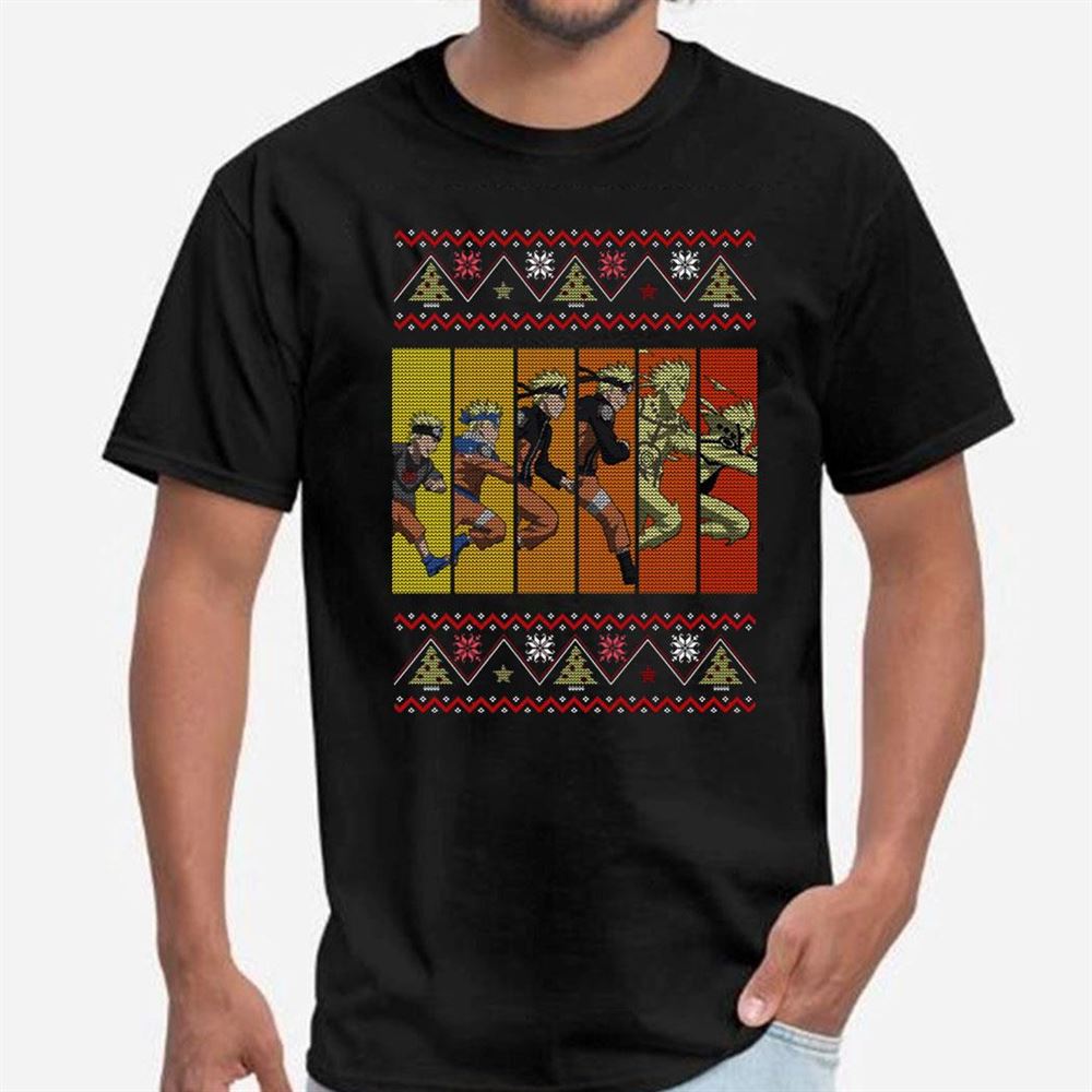 Naruto Ninja Way Ugly Christmas Sweatshirt
