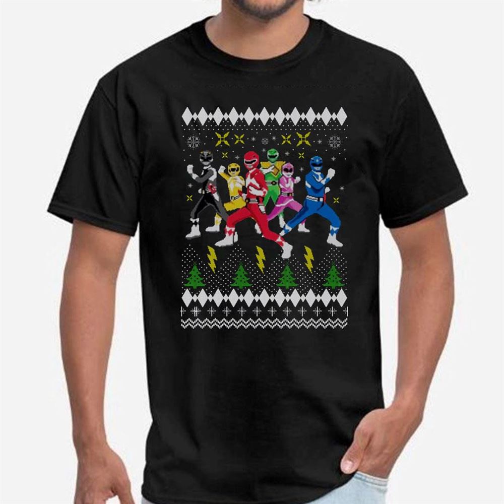 Power Rangers Ugly Christmas Sweatshirt