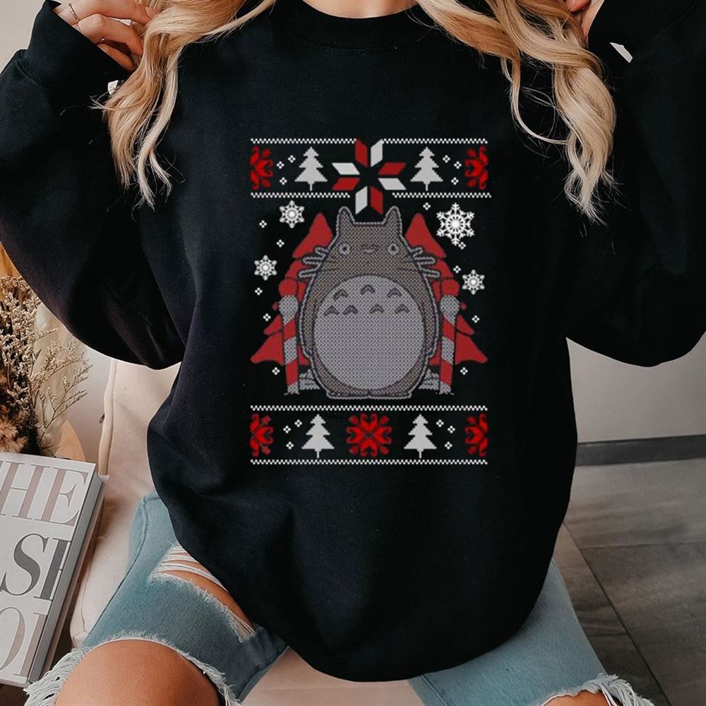 My Neighbor Totoro Studio Ghibli Ugly Christmas Sweatshirt