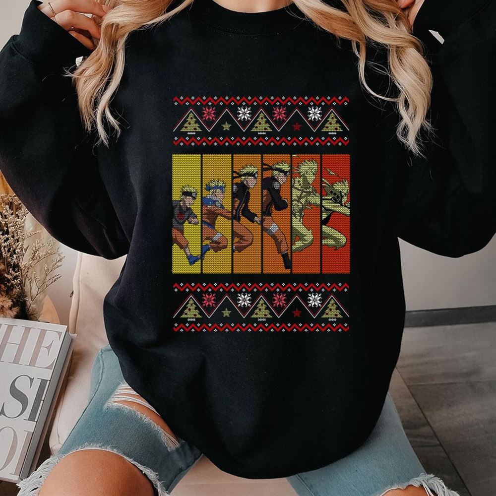 Naruto Ninja Way Ugly Christmas Sweatshirt