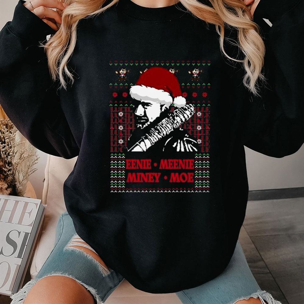 Negan Walking Dead Ugly Christmas Sweatshirt