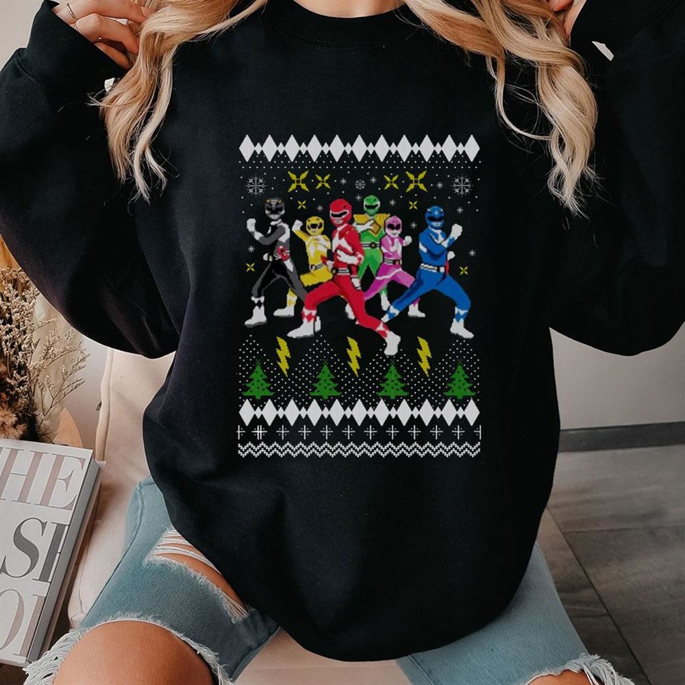 Power Rangers Ugly Christmas Sweatshirt