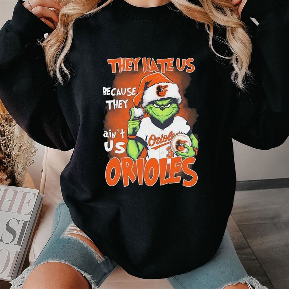 Santa Grinch They Hate Us Because They Ain’t Us Cincinnati Bengals Shirt