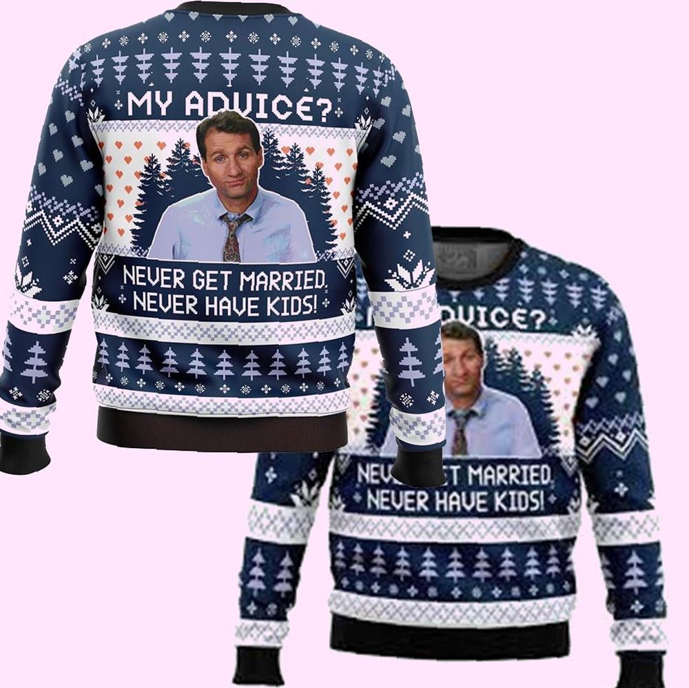 Al My Advice Married With Children Christmas Ugly Sweater