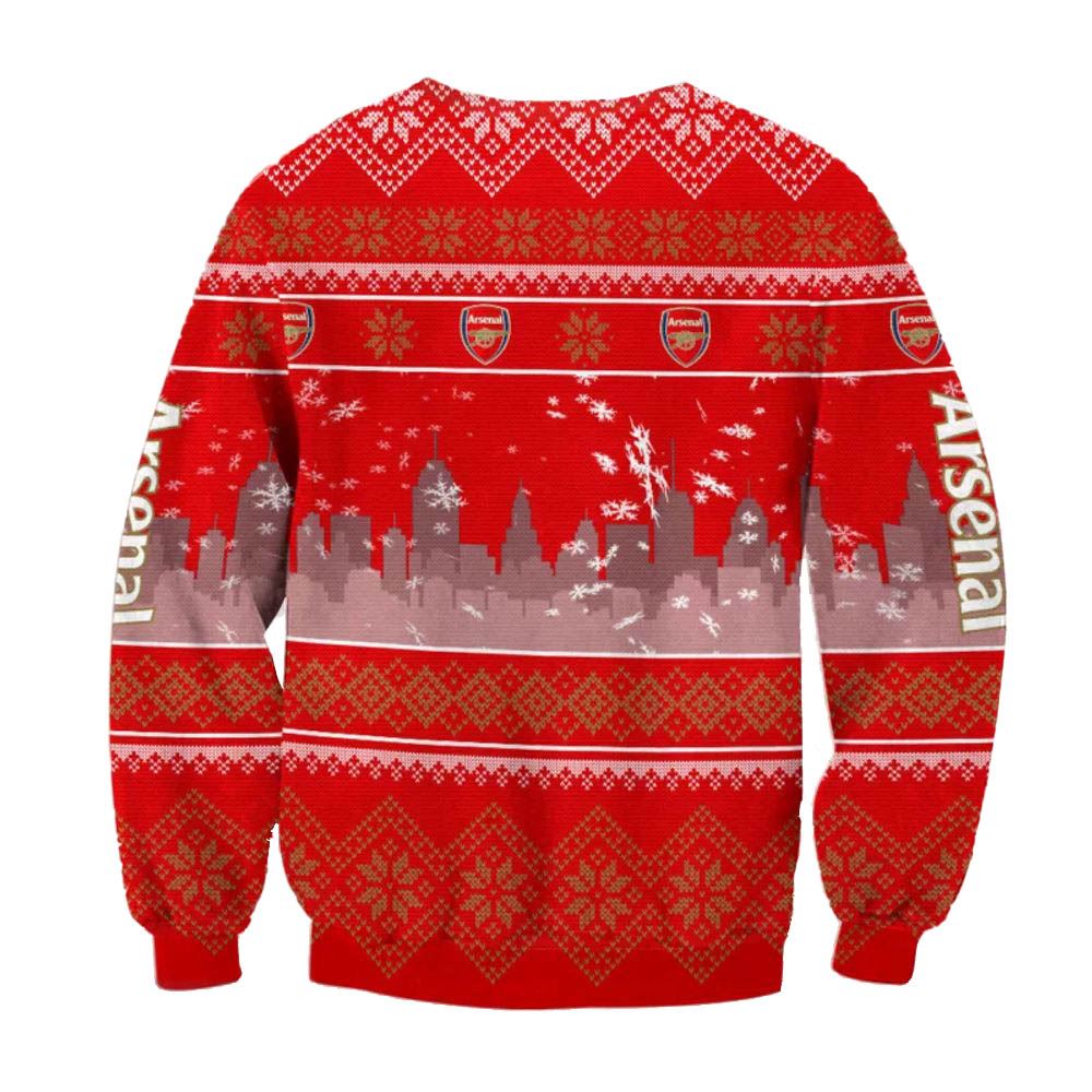 Arsenal Fc Logo Ugly Christmas Sweater