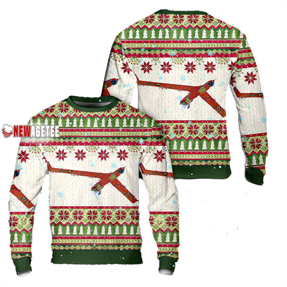 Boeing Insitu Scan Eagle Uav Aircraft Christmas Ugly Sweater