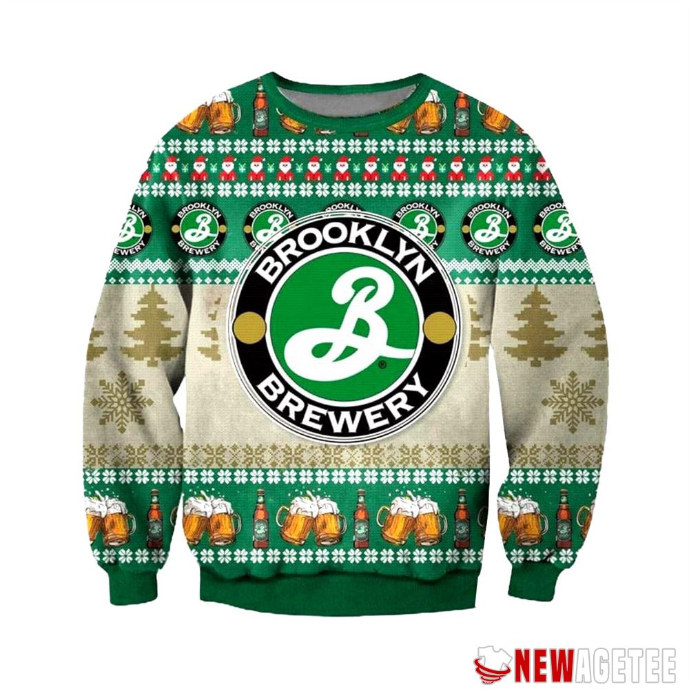 Brooklyn Beer Ugly Christmas Sweater Gift