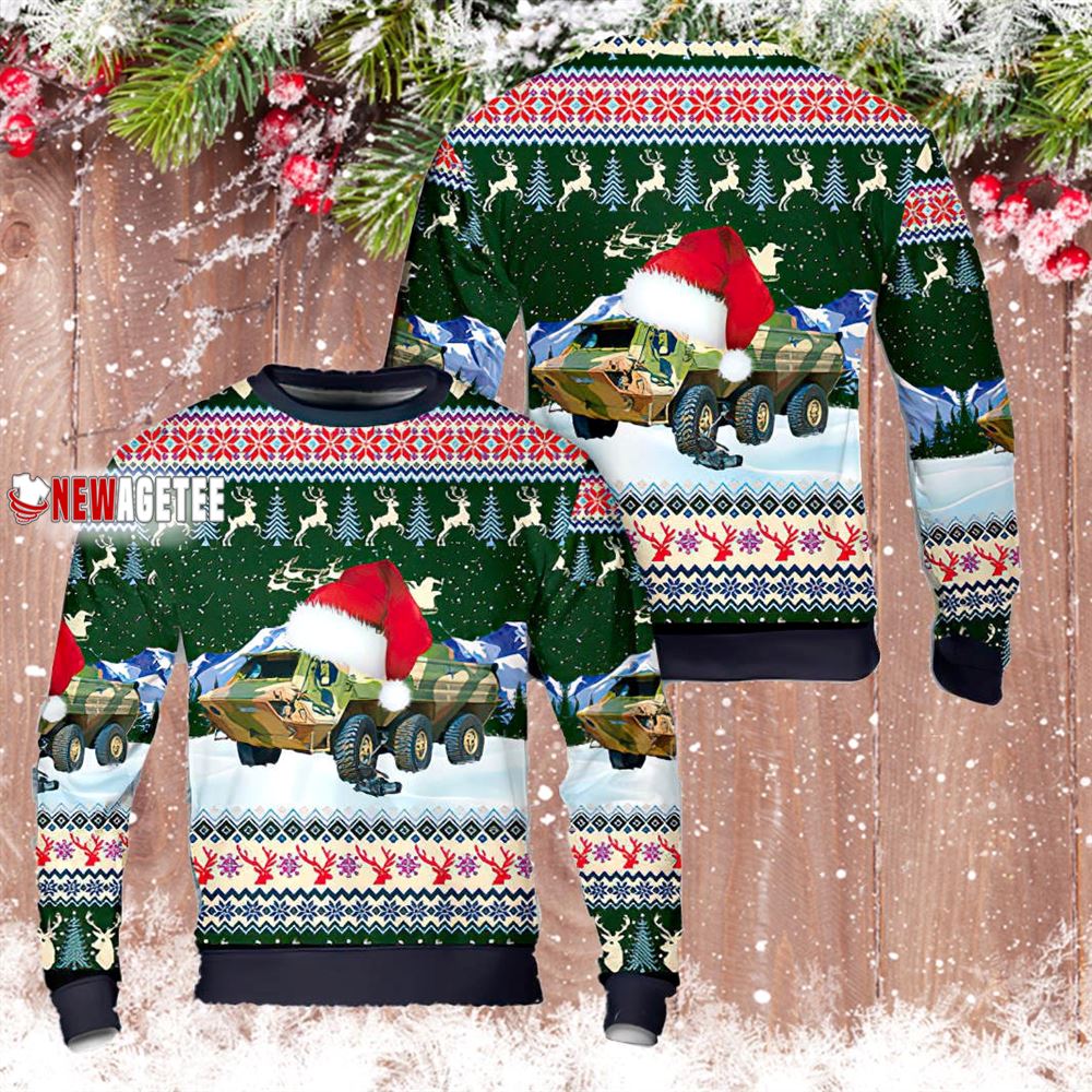 Bundeswehr Tpz 1a8a5 Fuchs Christmas Ugly Sweater