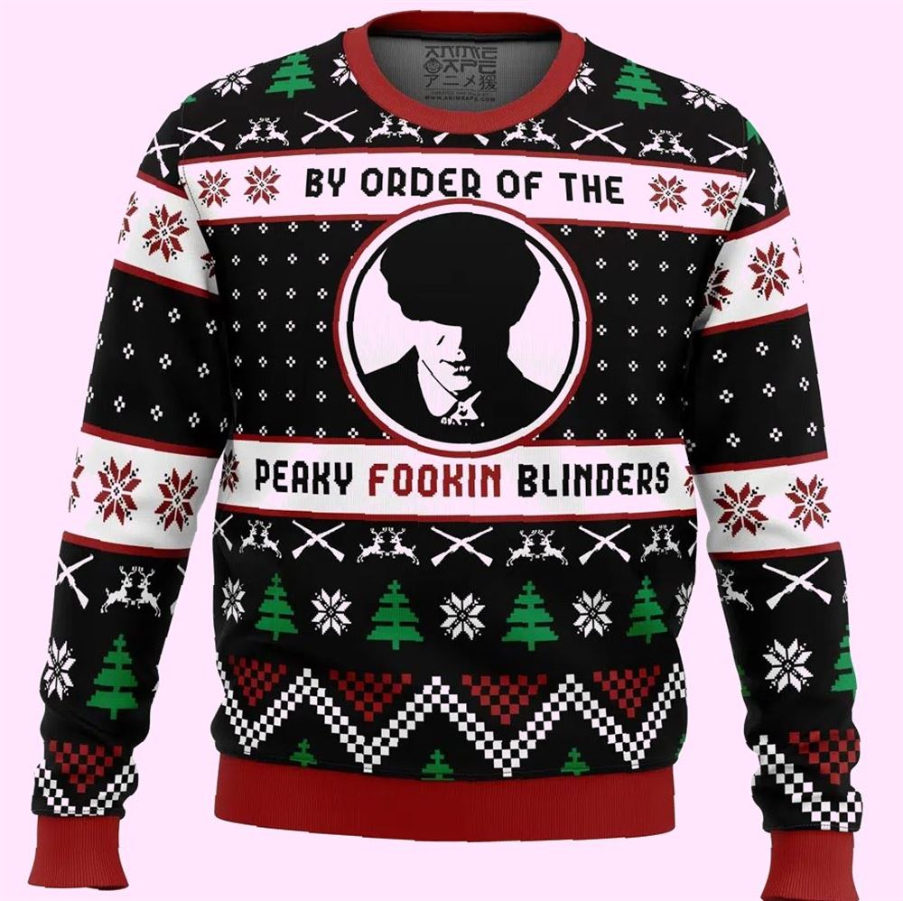 By The Order Of The Peaky Blinders Christmas Ugly Sweater