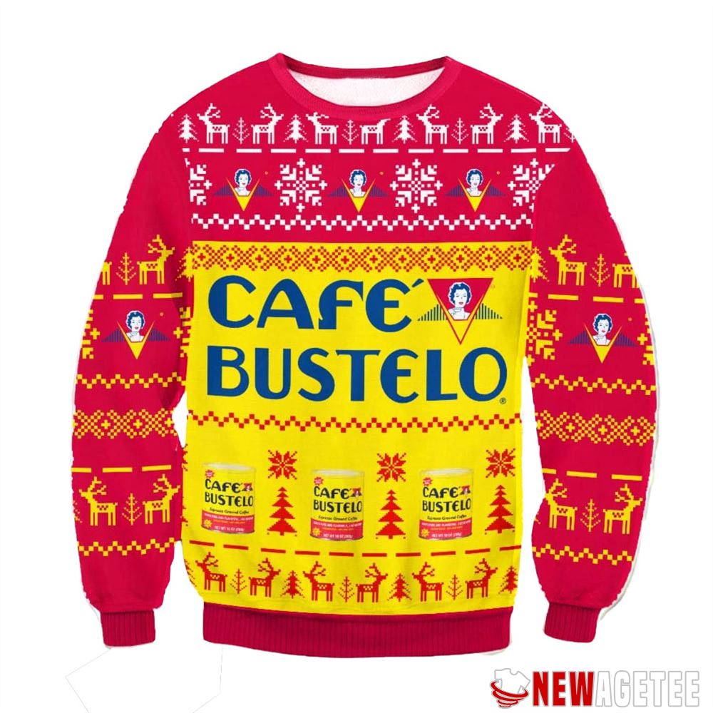 Cafe Bustelo Ugly Christmas Sweater Gift