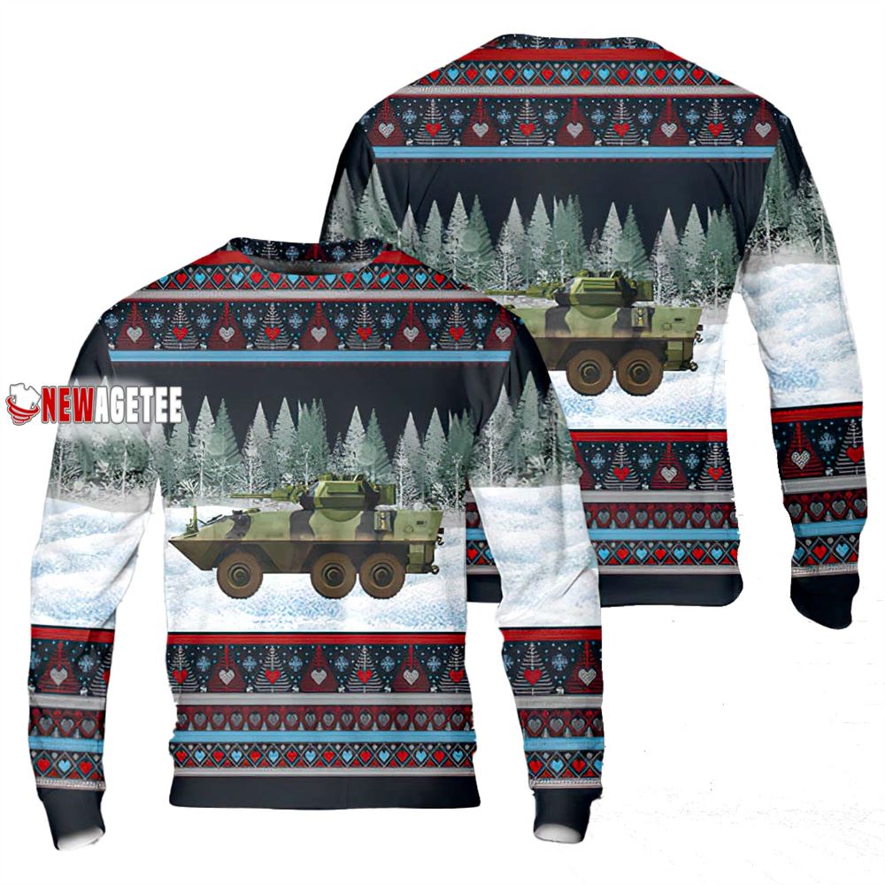 Canadian Army C7a2 Automatic Rifle Christmas Ugly Sweater