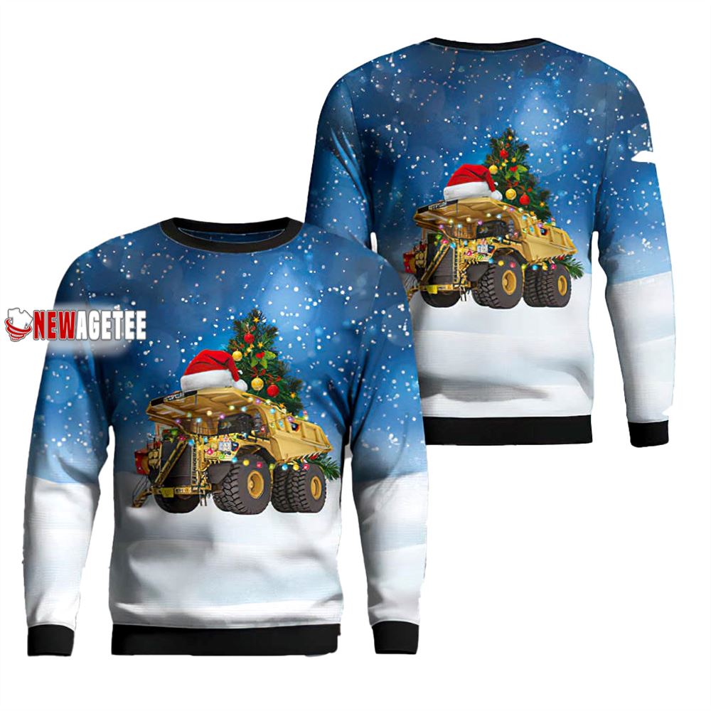 Caterpillar 797f Mining Dump Truck Christmas Sweater