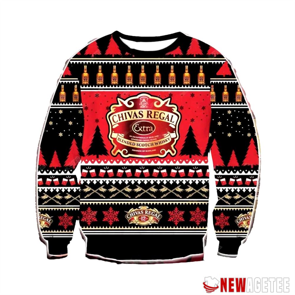 Chivas Regal Ugly Christmas Sweater Gift