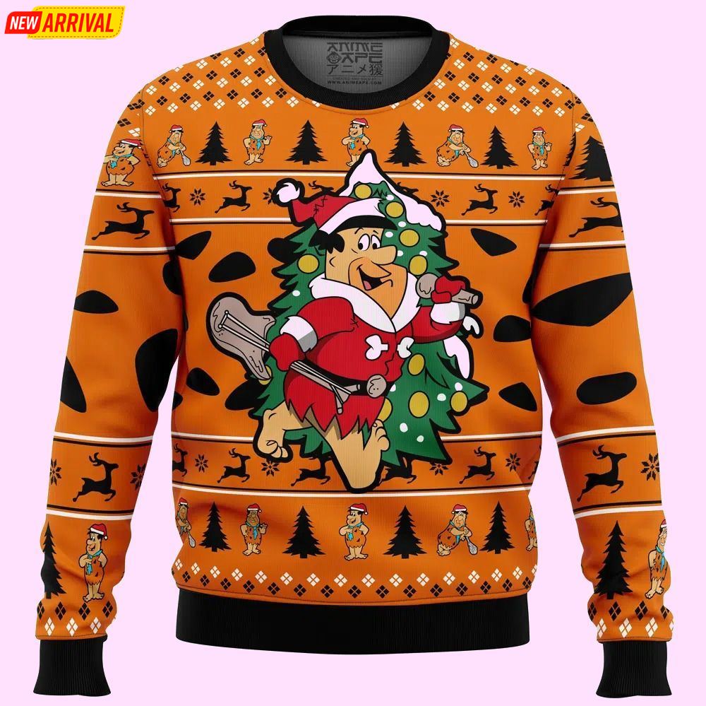 Christmas Fred The Flintstones Christmas Ugly Sweater