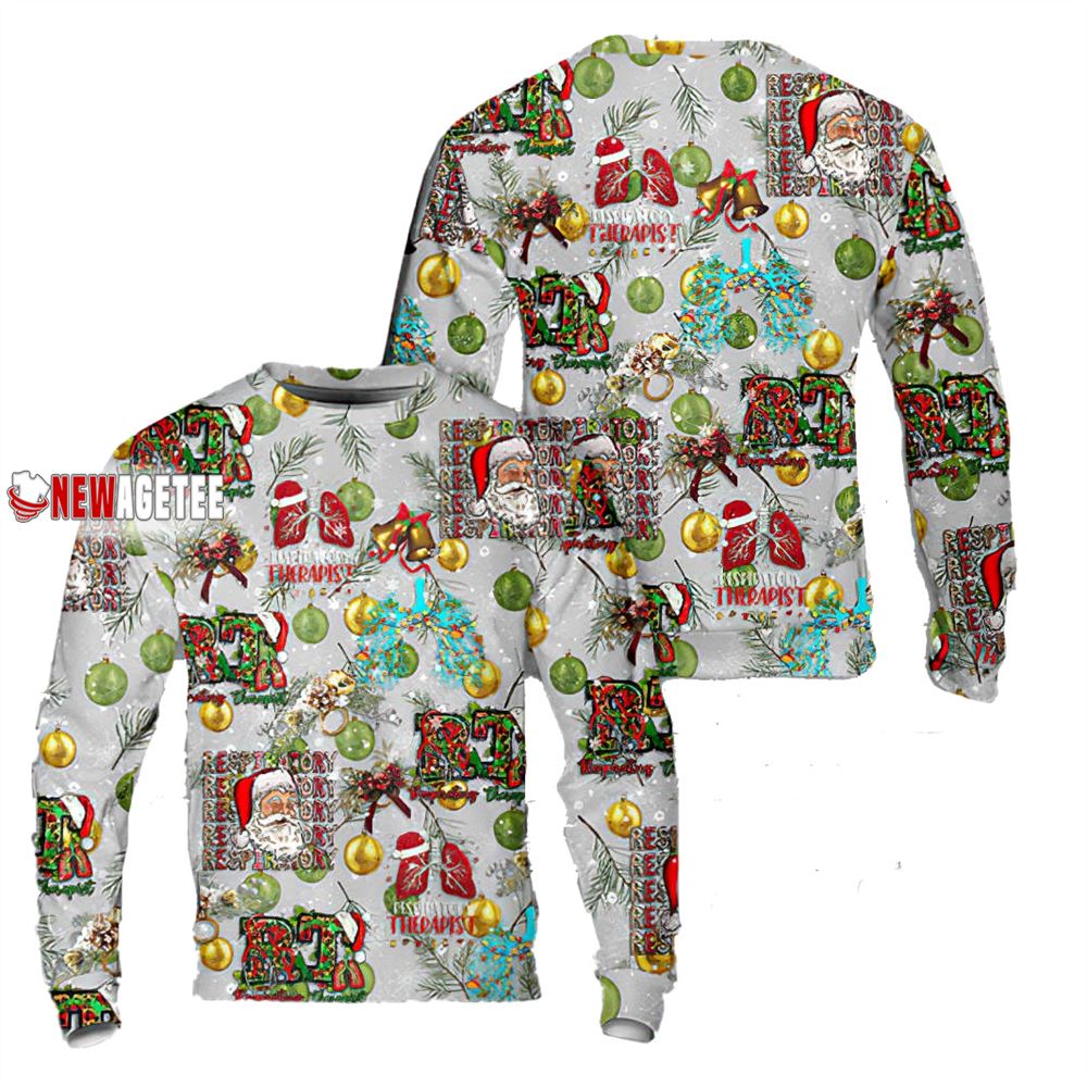 Christmas Respiratory Therapist Sweater