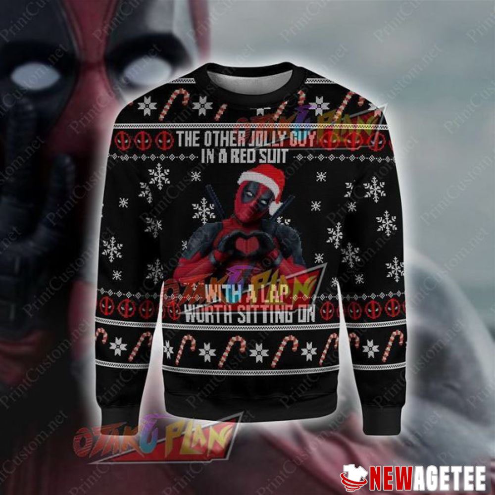 Deadpool Knitting Pattern Christmas Ugly Sweater